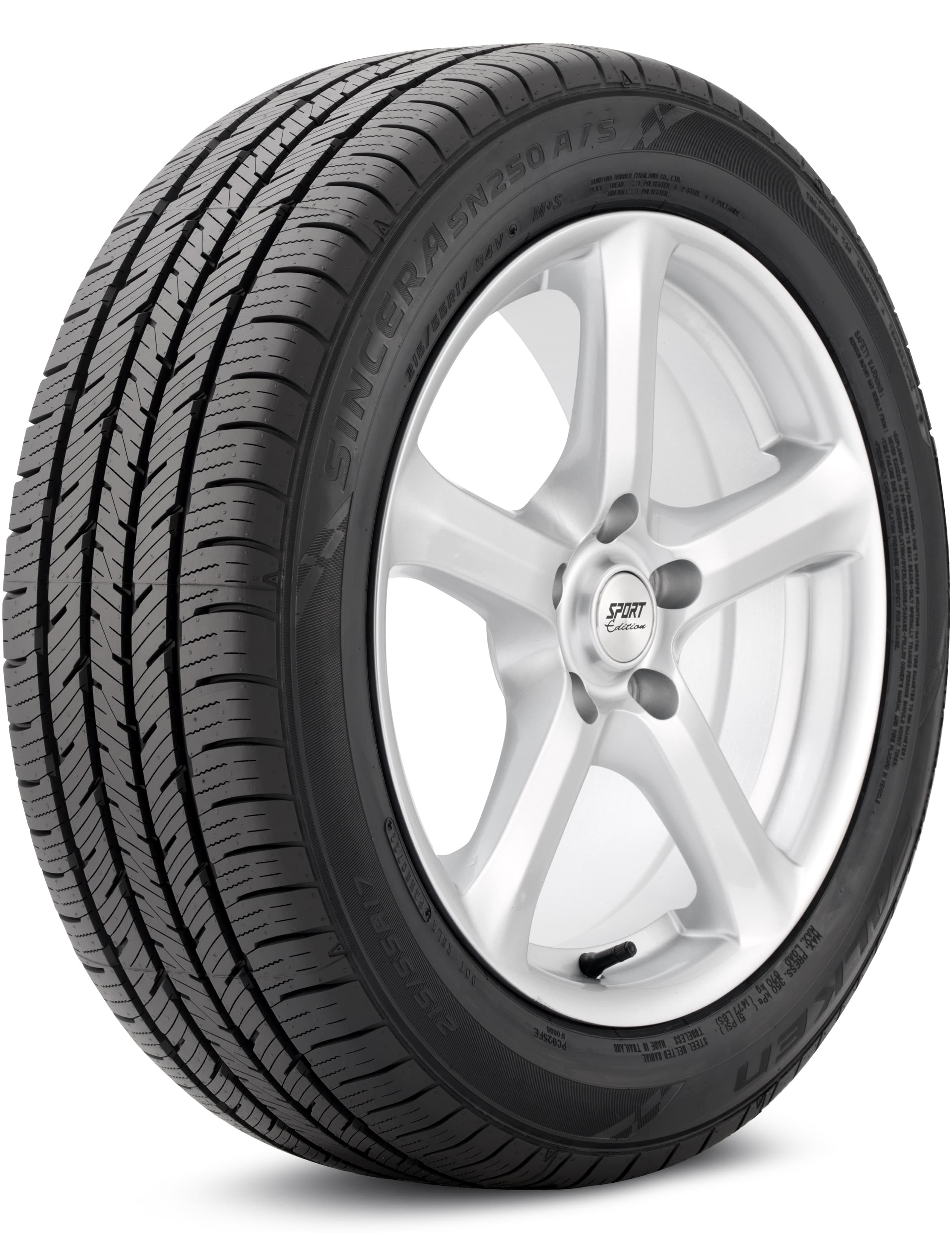 Falken Sincera SN250 A/S Grand Touring All-Season 195/70R14 tire