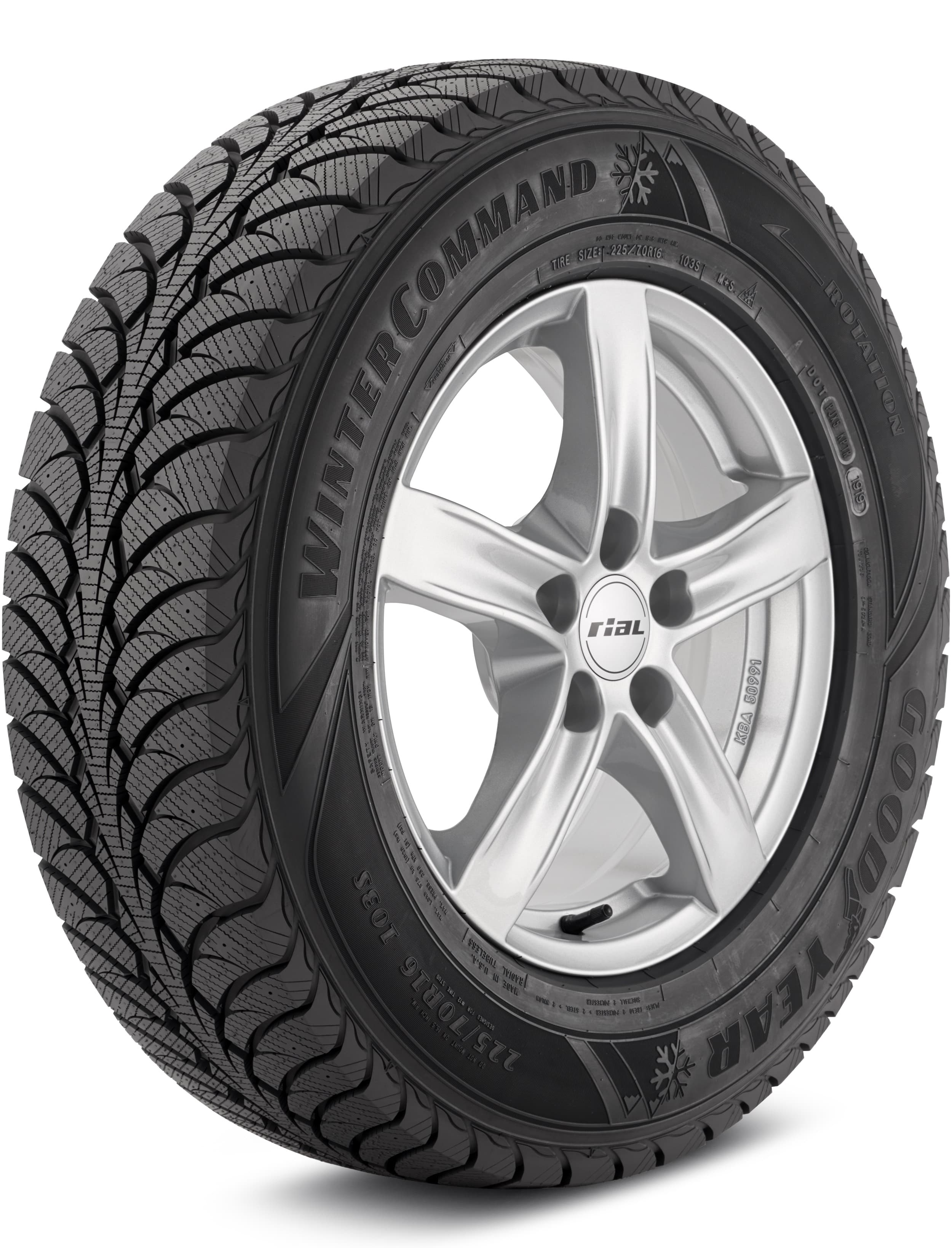 Goodyear WinterCommand (SUV) Light Truck/SUV Studdable Snow 265/65R18 tire