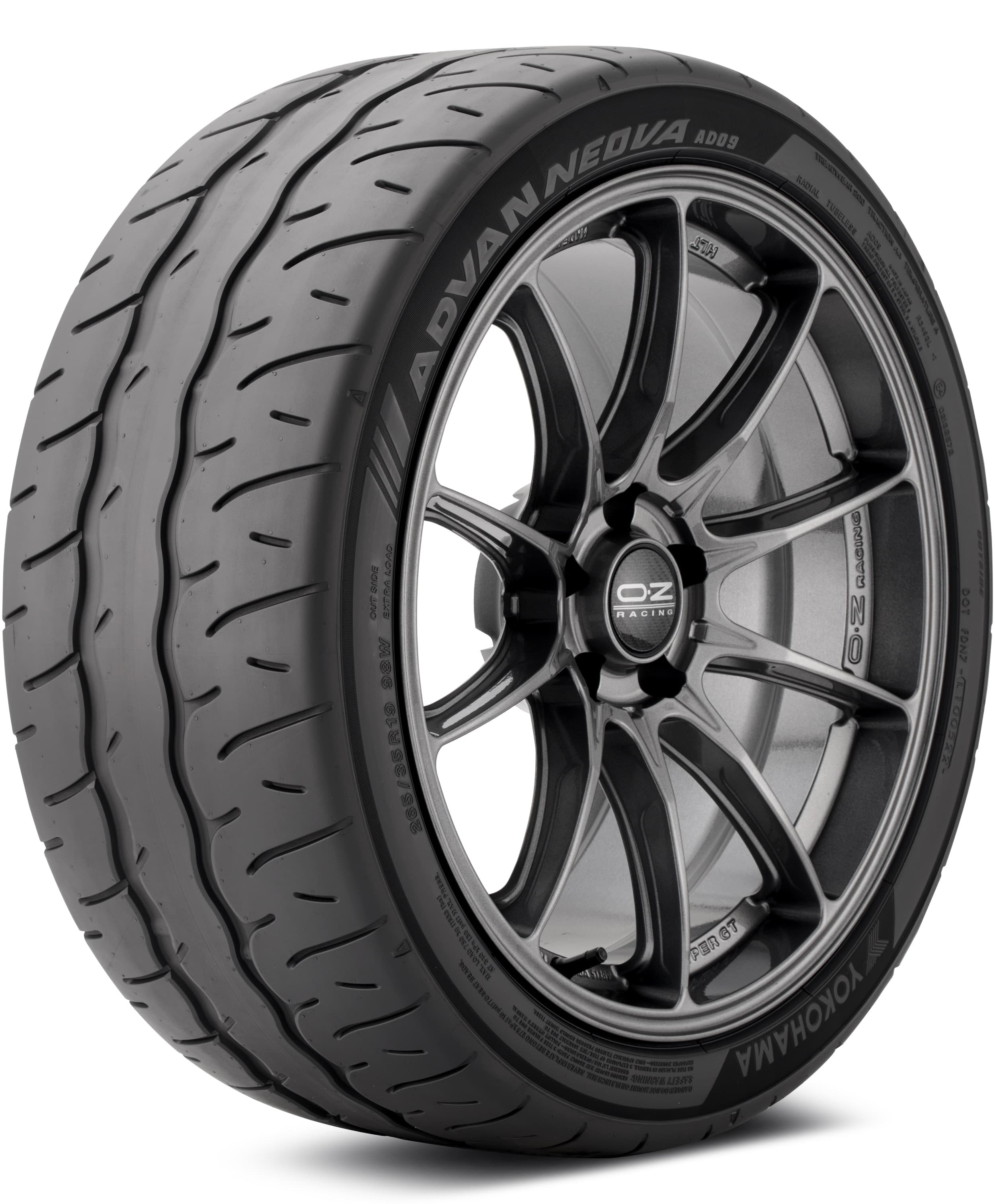 Yokohama ADVAN NEOVA AD09 Extreme Performance Summer 295/30R19 tire